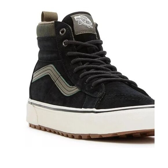 VANS Sk8-Hi MTE-1  waterproof Rain Camo Black/Marshmallow lace up sh…
